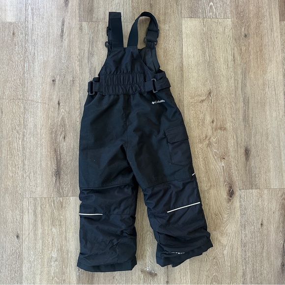 Columbia Unisex Waterproof Snow Pant Adventure Ride Bib, Size 4T Black Excellent - Picture 3 of 9